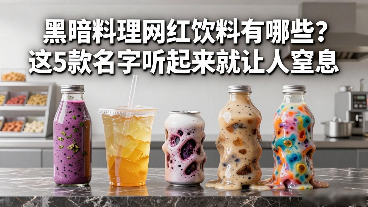 黑暗料理网红饮料有哪些？这5款名字听起来就让人窒息